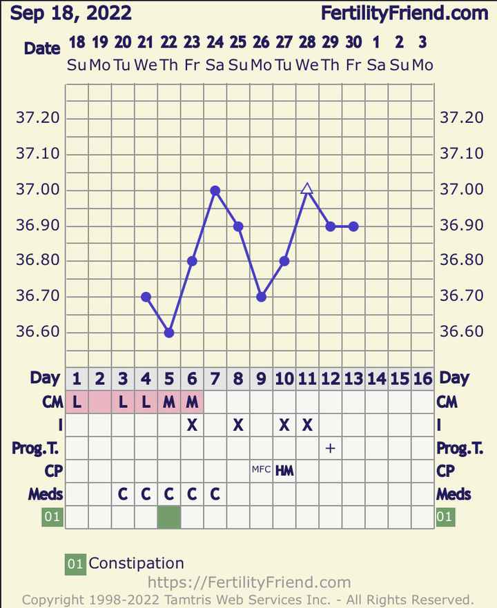 Temperatura basale per ricerca cicogna 🤞🏻 - 1