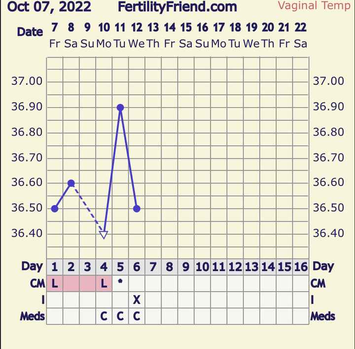 Temperatura basale per ricerca cicogna 🤞🏻 - 1