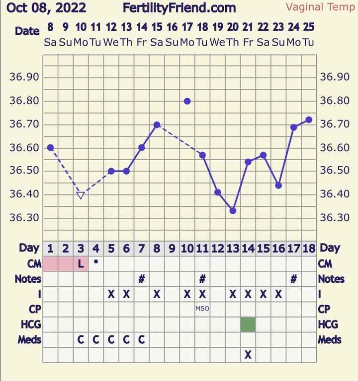 Temperatura basale per ricerca cicogna 🤞🏻 - 1