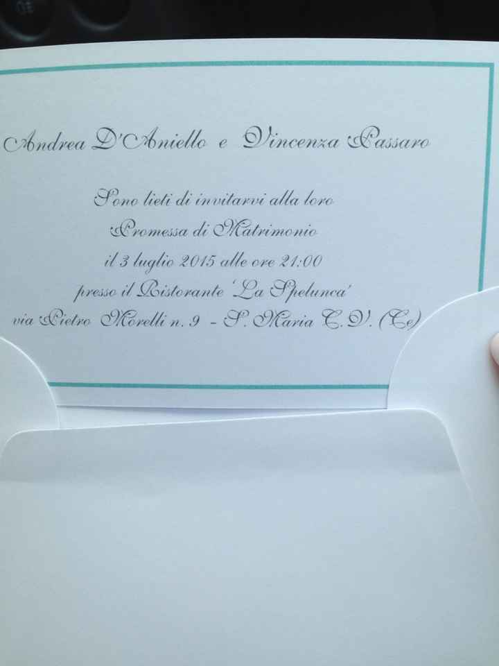 Fervono i preparativi: partecipazioni promessa arrivate - 1