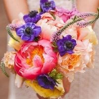 Allestimento fiori multicolore - 1