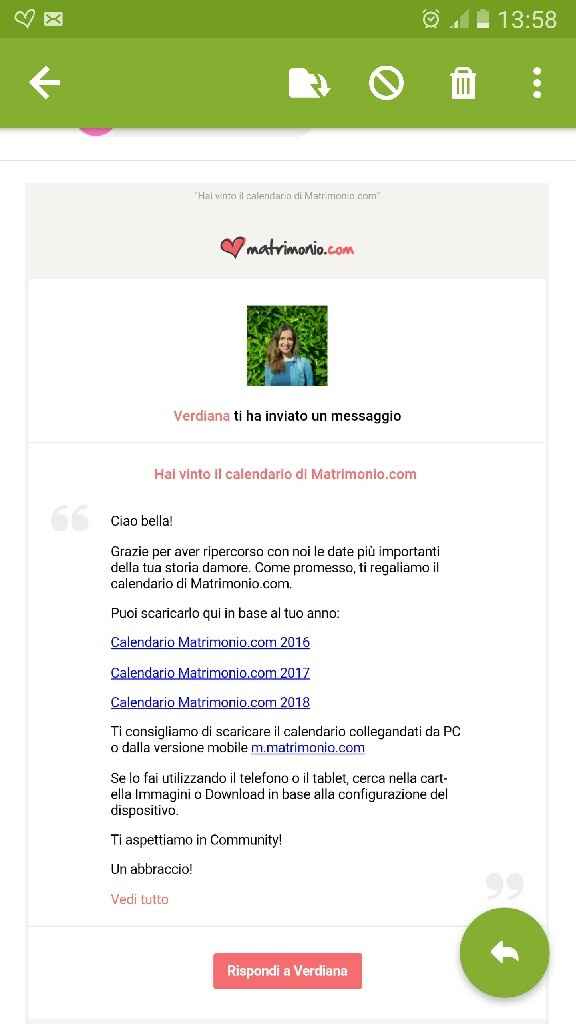 Ho ricevuto anch io il calendario - 1