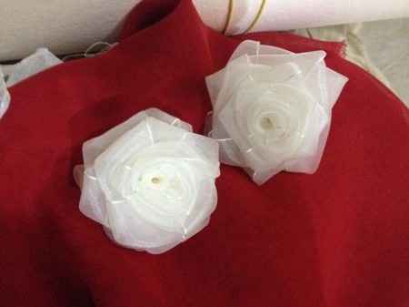 Rose in organza 