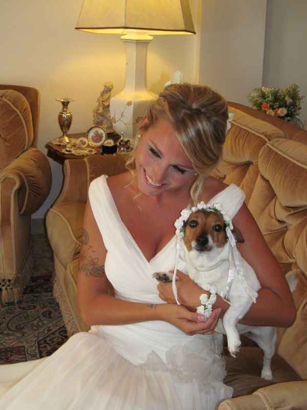 Con la mia damigella speciale!