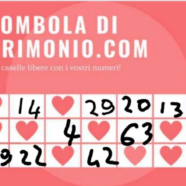 Condividi i tuoi numeri! 8