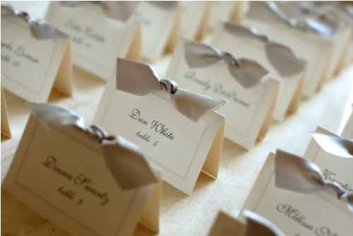 segnaposto semplice ed elegante