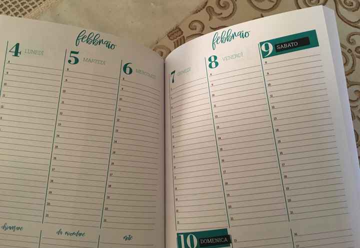 Agenda matrimonio - 3