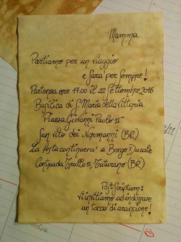 Partecipazioni messaggio nella bottiglia - 1