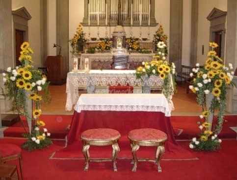 addobbi Chiesa girasoli