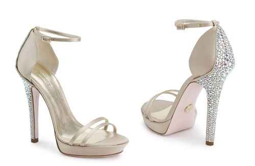 sandali gioiello con strass