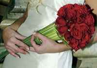 bouquet rose rosse