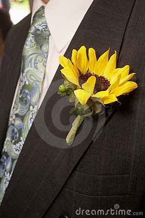 boutonniere girasole
