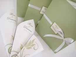 menu matrimonio verde