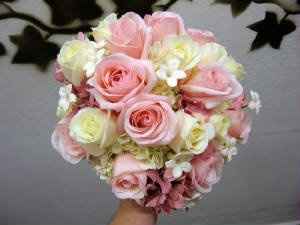 bouquet rosa e bianco