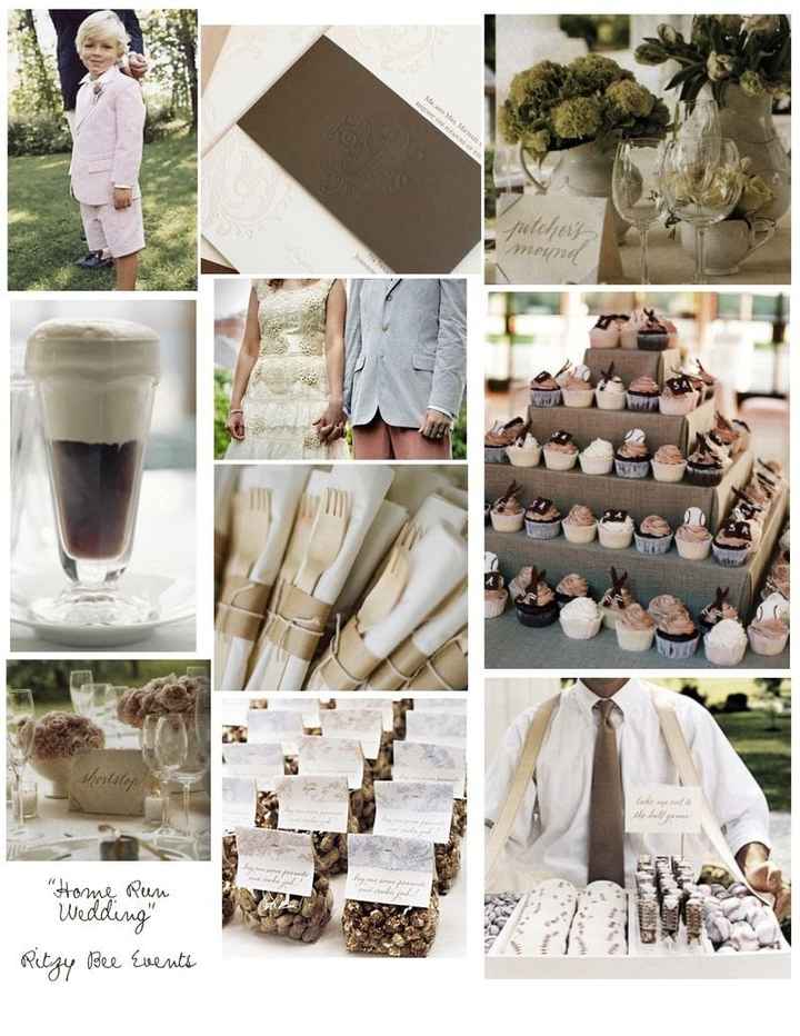 inspiration board marrone e cipria