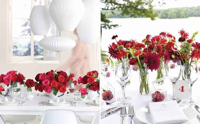 matrimonio rosso e bianco