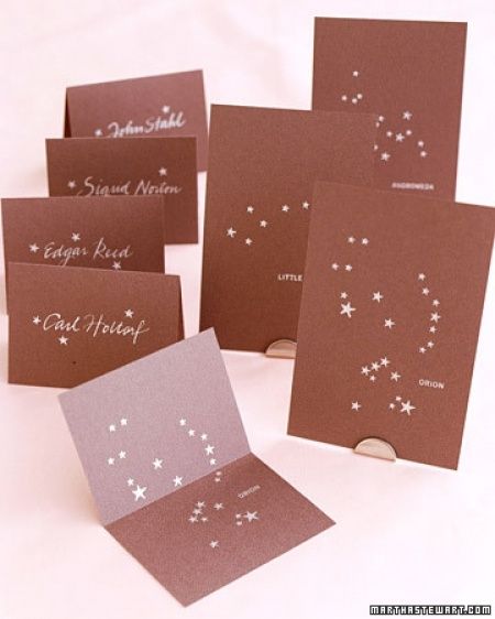 matrimonio tema costellazioni