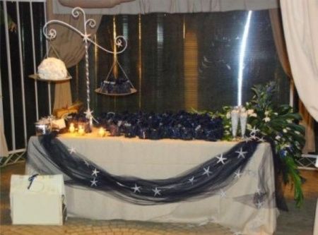 matrimonio tema costellazioni
