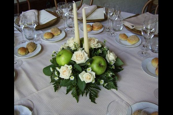 matrimonio tema mela verde