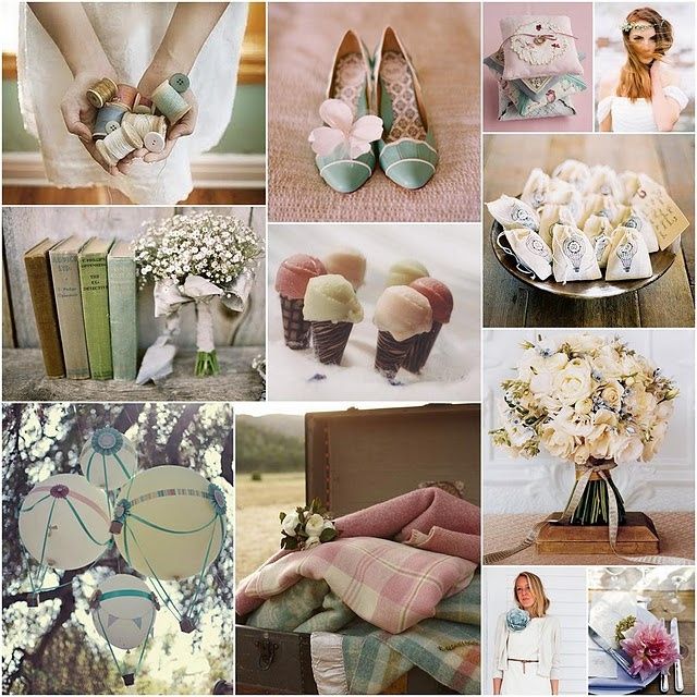 inspiration board marrone e cipria