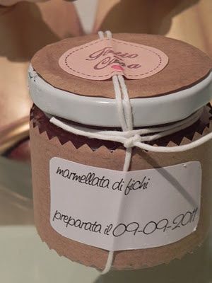 vasetti marmellata segnaposto