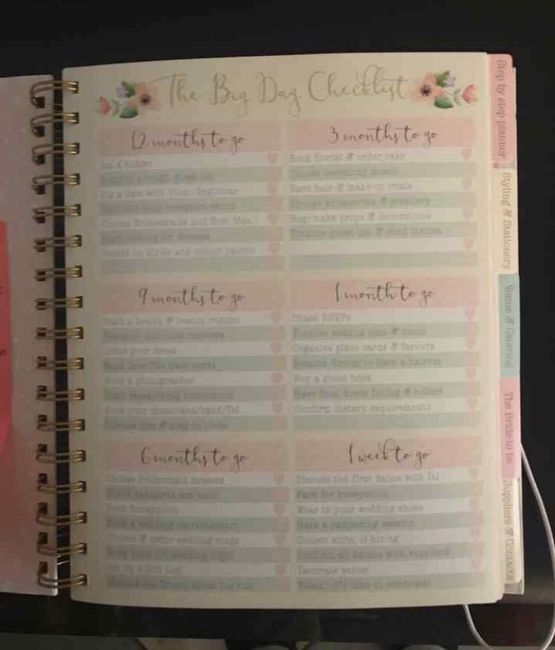 Agenda della sposa 👰 - 2