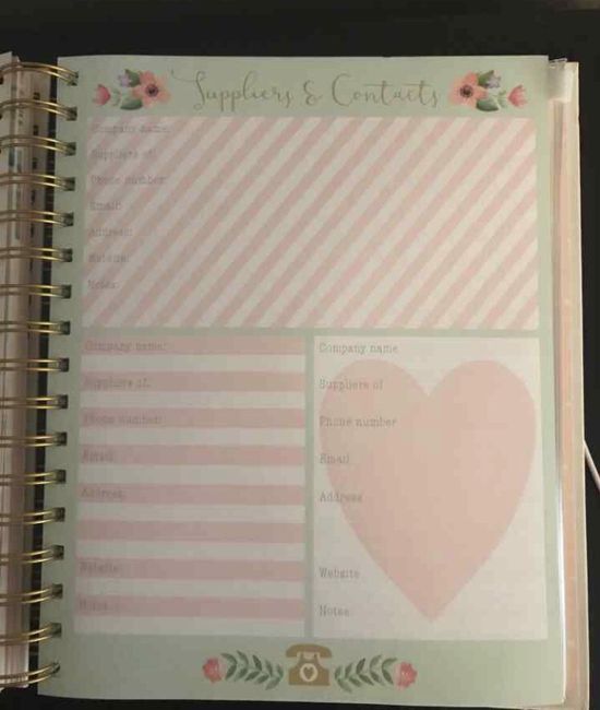 Agenda della sposa 👰 - 14