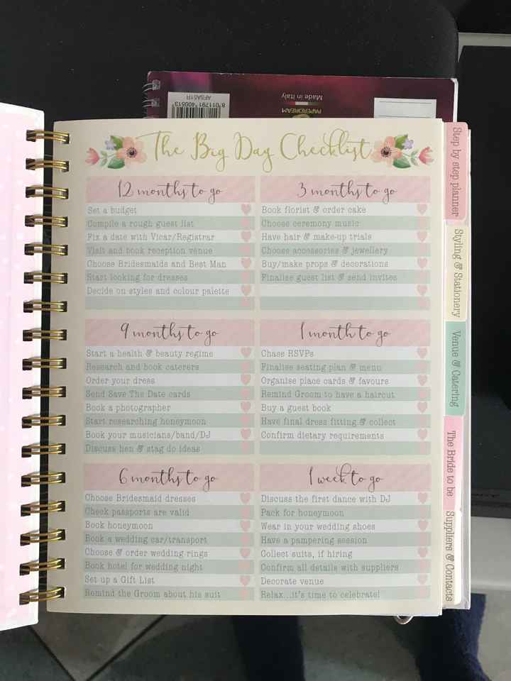  Agenda del matrimonio, della sposa.. - 1