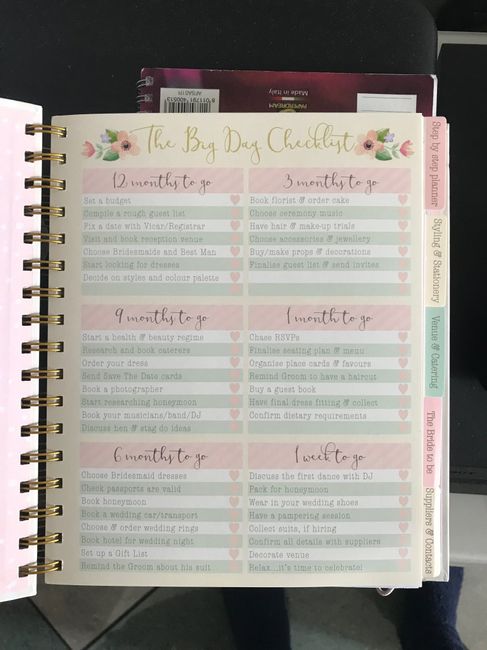 Agenda del matrimonio, della sposa.. - 1