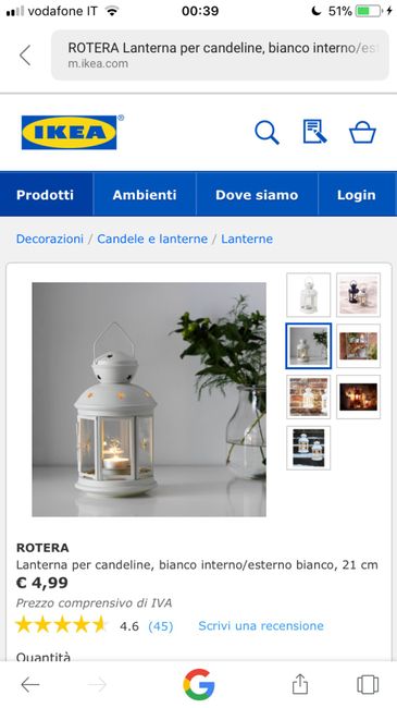  Bomboniera lanterna - 1