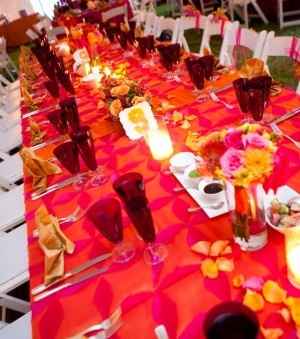 Matrimonio fucsia e arancio 4