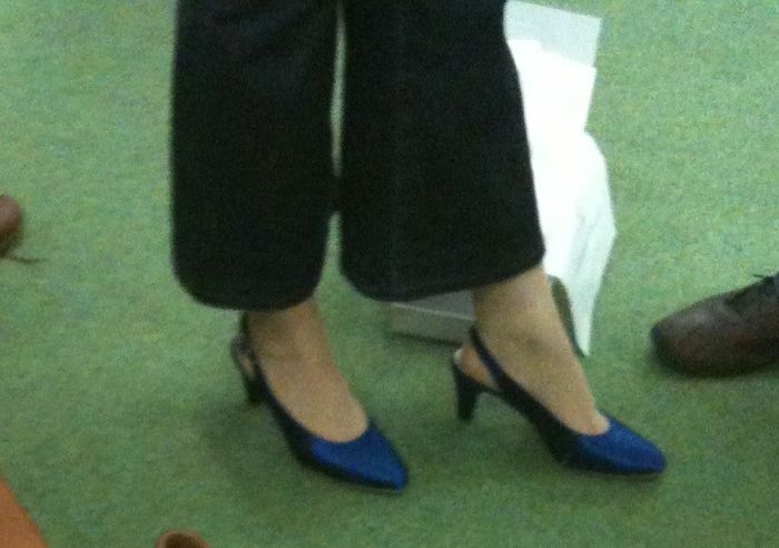 scarpe blu