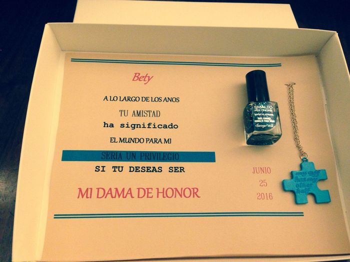 Invito testimone di nozze 