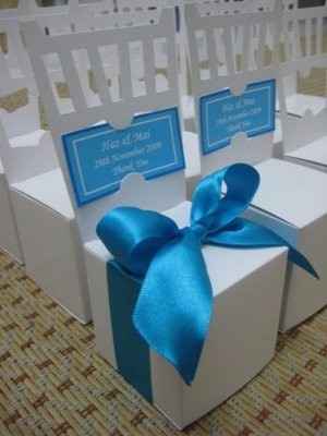 Chair favour box 1