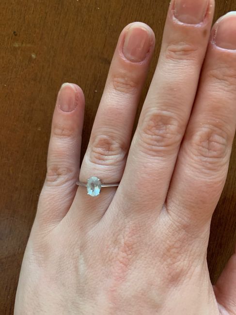 E ora mostraci una foto del tuo anello di fidanzamento! 9