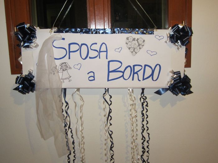 sposa a bordo
