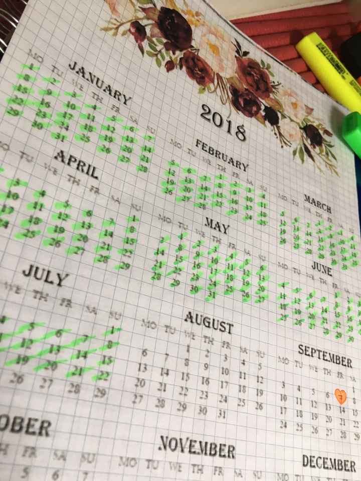 Calendario 📆 - 1