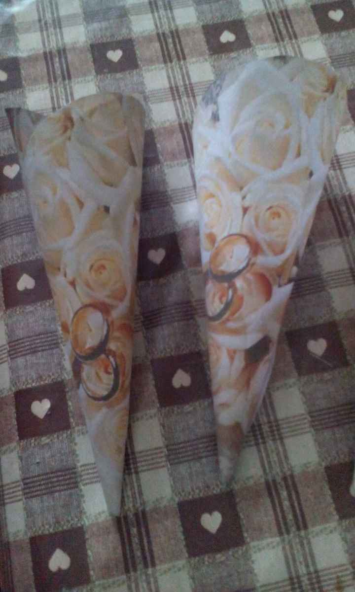 Il mio fai da te..partecipazioni e coni porta riso...che ne dite? - 1