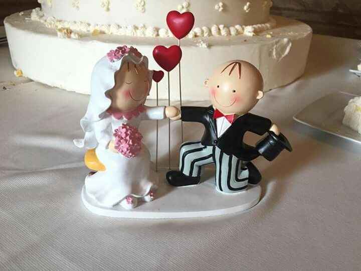 Cake topper iniziali - 1