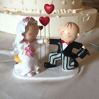 Cake topper iniziali - 1