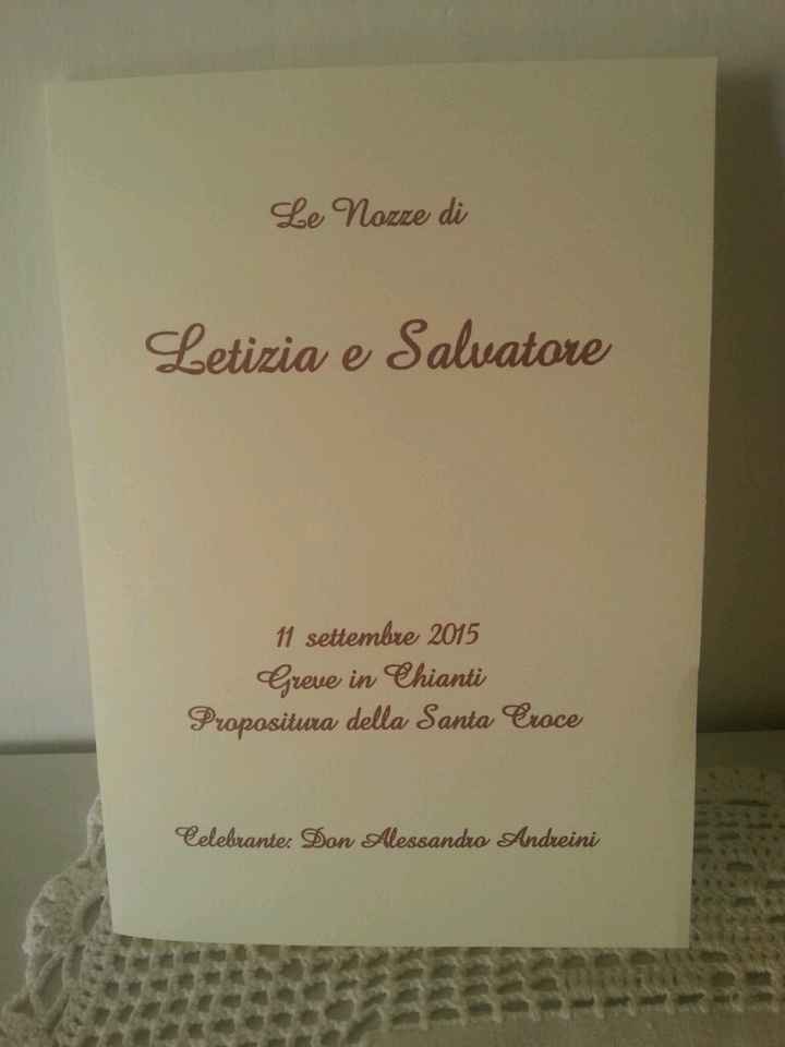 Libretto messa - 1