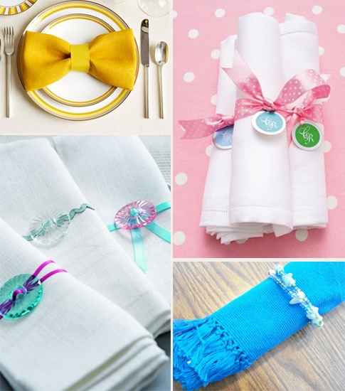 Tovagliolo ricevimento decorato