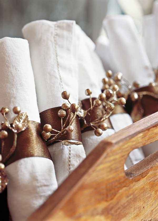 Tovagliolo ricevimento marrone