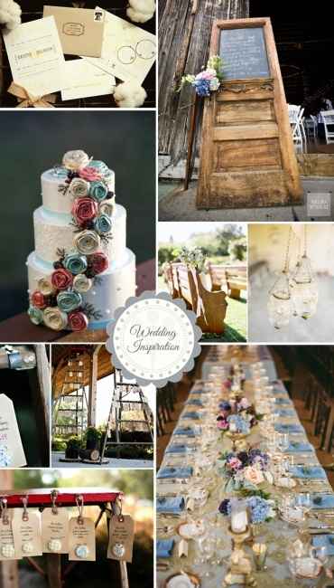 Matrimonio giallo e blu