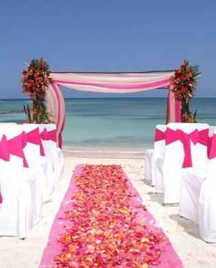 Allestimento matrimonio in spiaggia