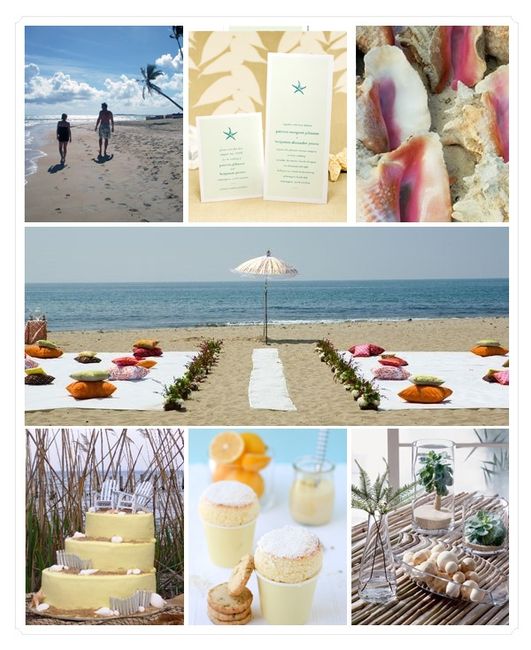 Matrimonio tema mare