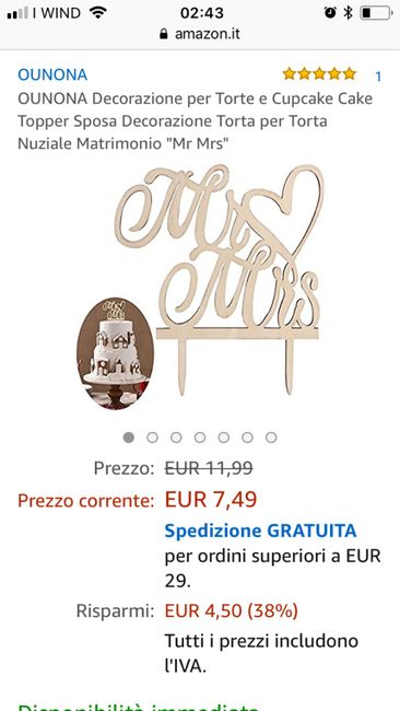 🎁Cake topper: come sarà? ✅❌ - 1