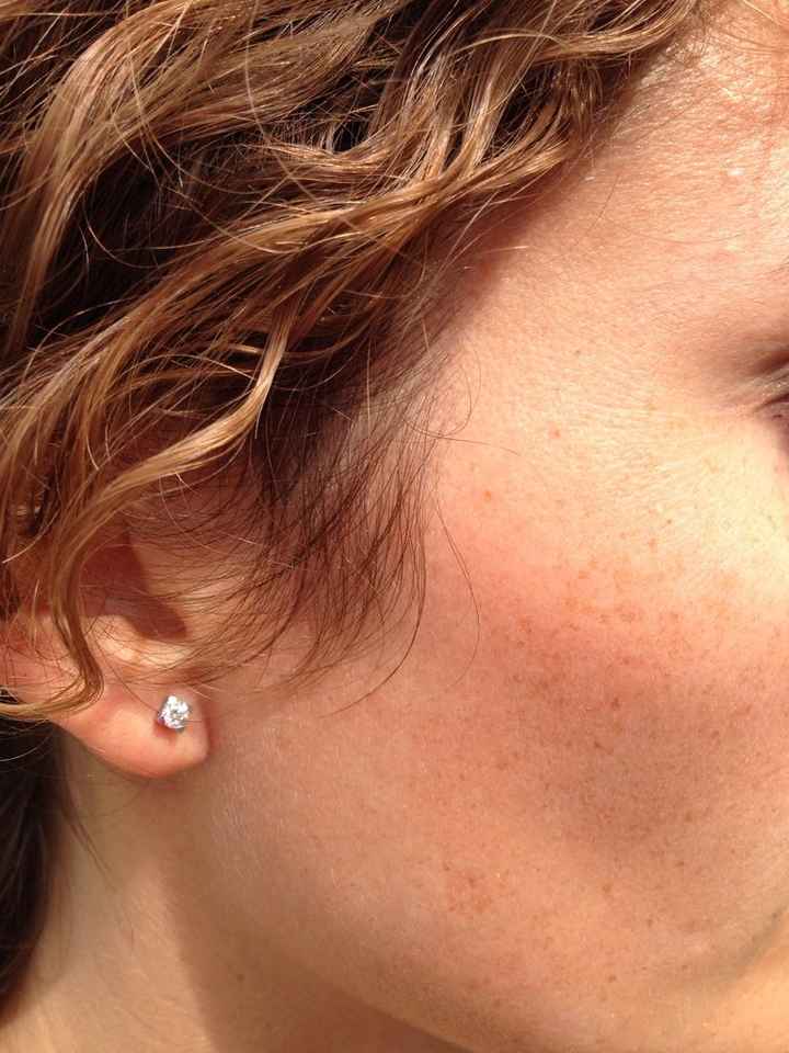 Orecchini: Punti luce di diamanti - 1