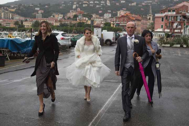 Di corsa dal mio maritino .. tra pioggia e ritardo ero indemoniata ;-)