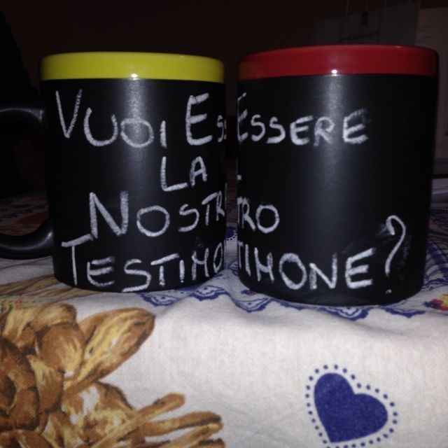 Chi avete scelto come testimoni? - 1